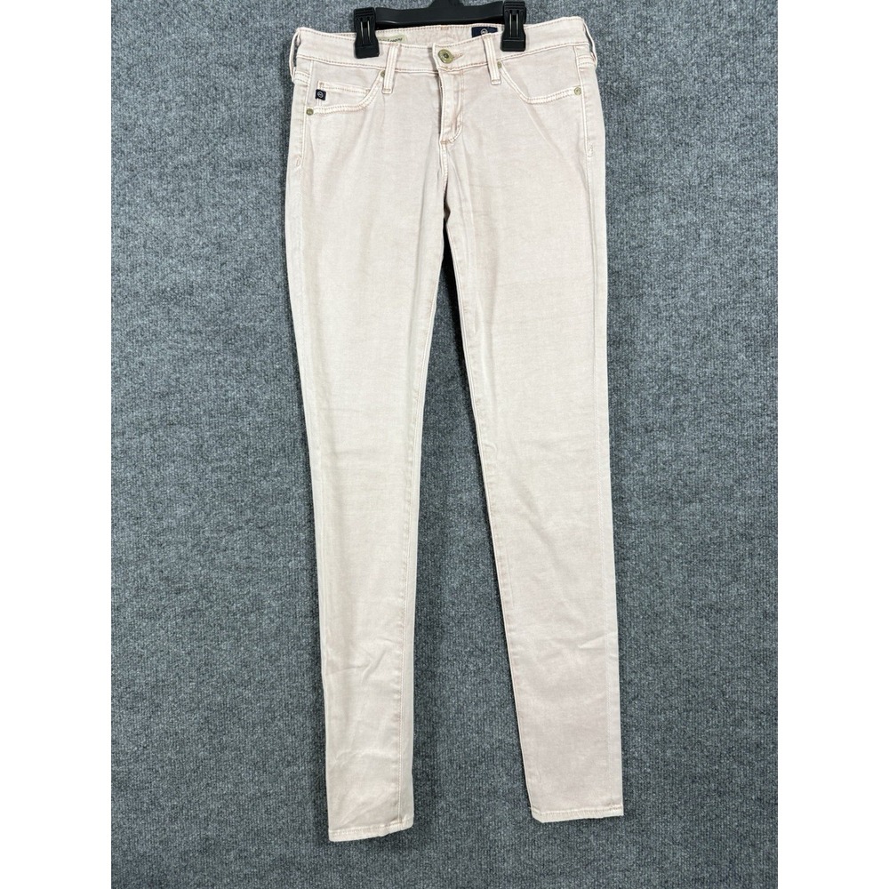 AG The Absolute Legging Extremely Skinny Lightweight Sateen Jeans Women 25R Pink
